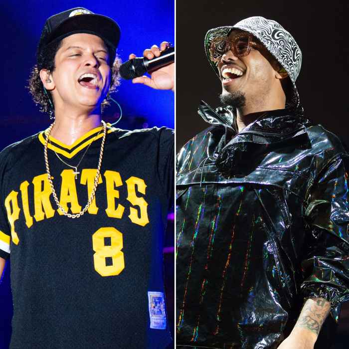 Bruno Mars and Anderson .Paak Bring the Heat During Silk Sonic Performance at Grammys 2021