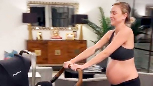 Bump Album Pregnant Lala Kent Practicing Stroller Pushing