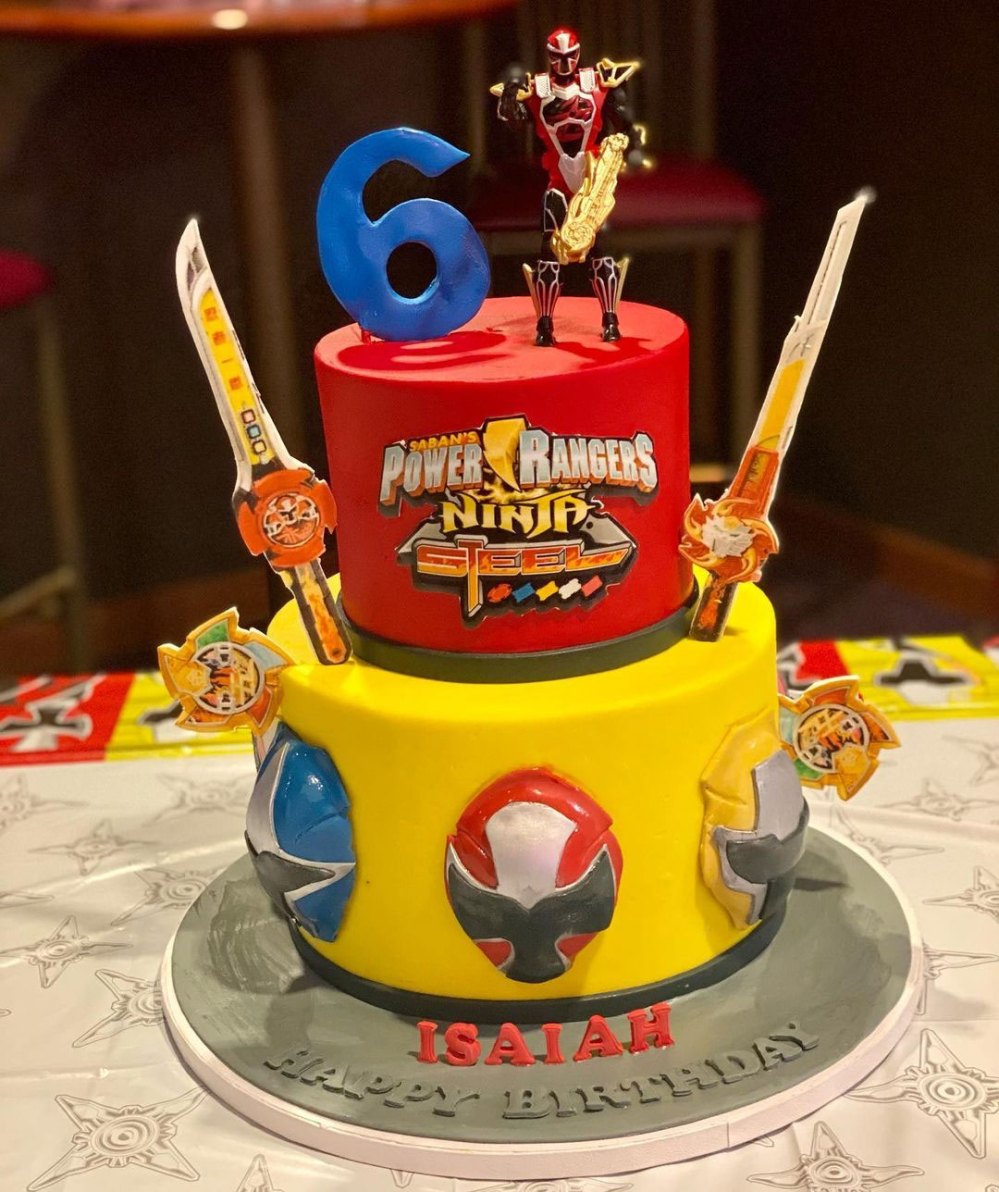 Carrie Underwood and Mike Fisher Celebrate Son Isaiah 6th Birthday Power Rangers