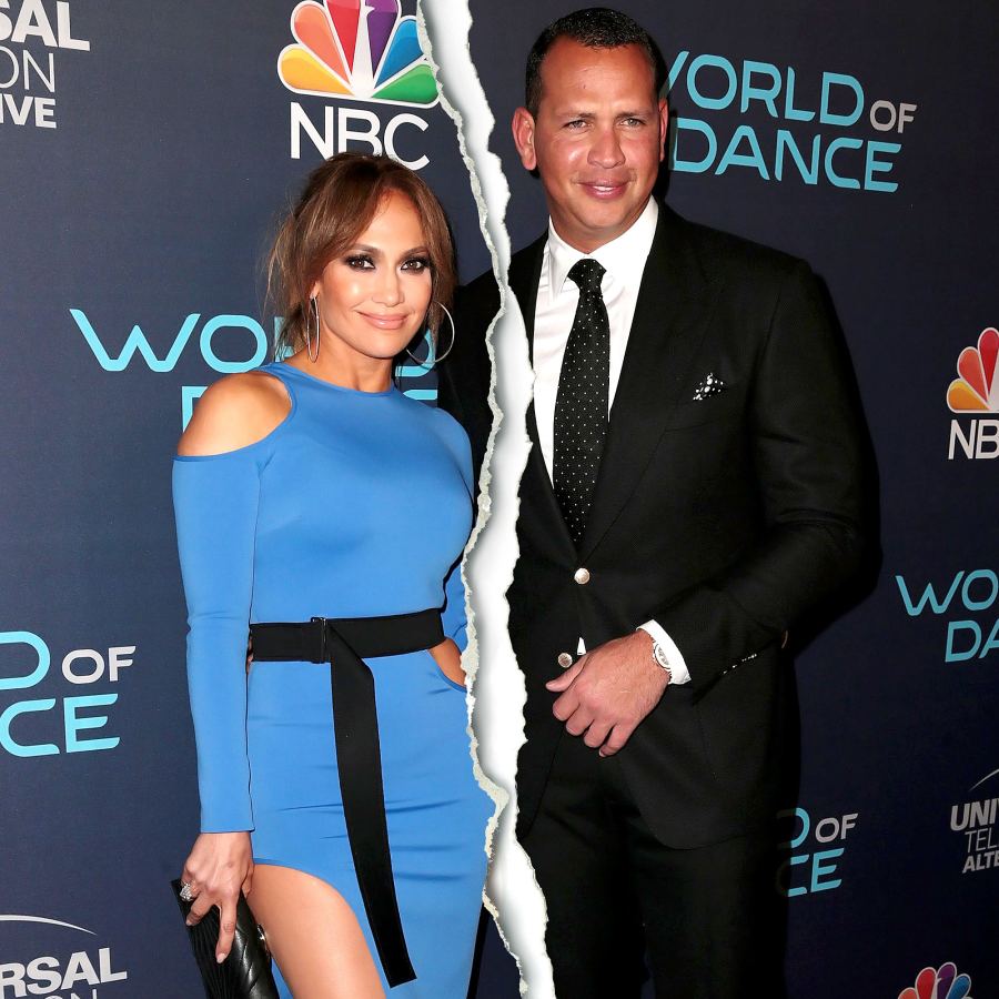 Jennifer Lopez Alex Rodriguez Celeb Splits 2021