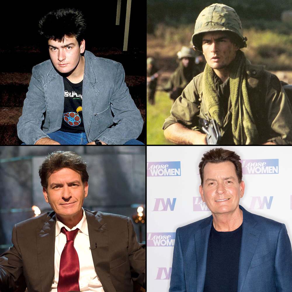 Charlie Sheen Through the Years