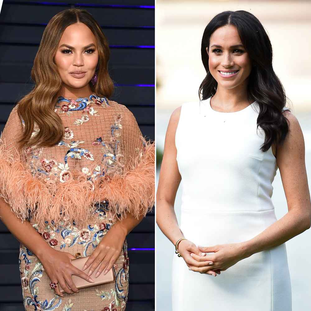 Chrissy Teigen Defends Former Costar Meghan Markle: They 'Won't Stop Until She Miscarries'
