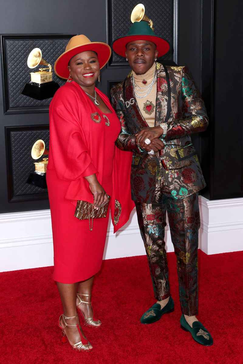 DaBaby and Mom Linda Stars Who Brought Family Members to the 2021 Grammy Awards