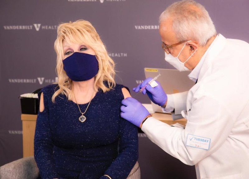 Dolly Parton Gets COVID-19 Shot After Donating Vaccine Research