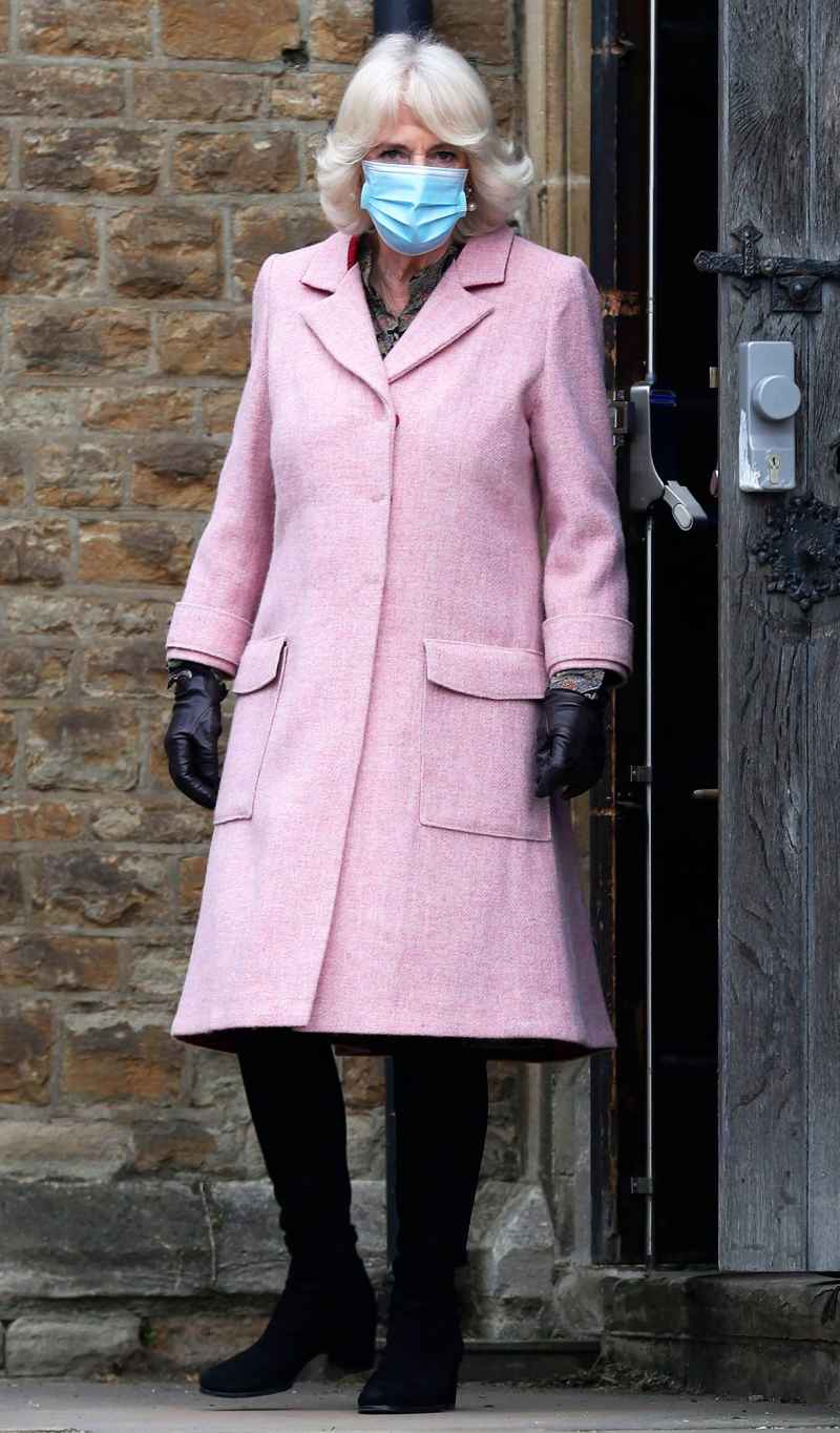 Duchess Camilla Looks Pretty in Pink at Vaccination Center: Pics