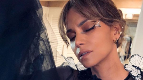 Halle Berry Transforms Her Backyard into a Red Carpet: Pics