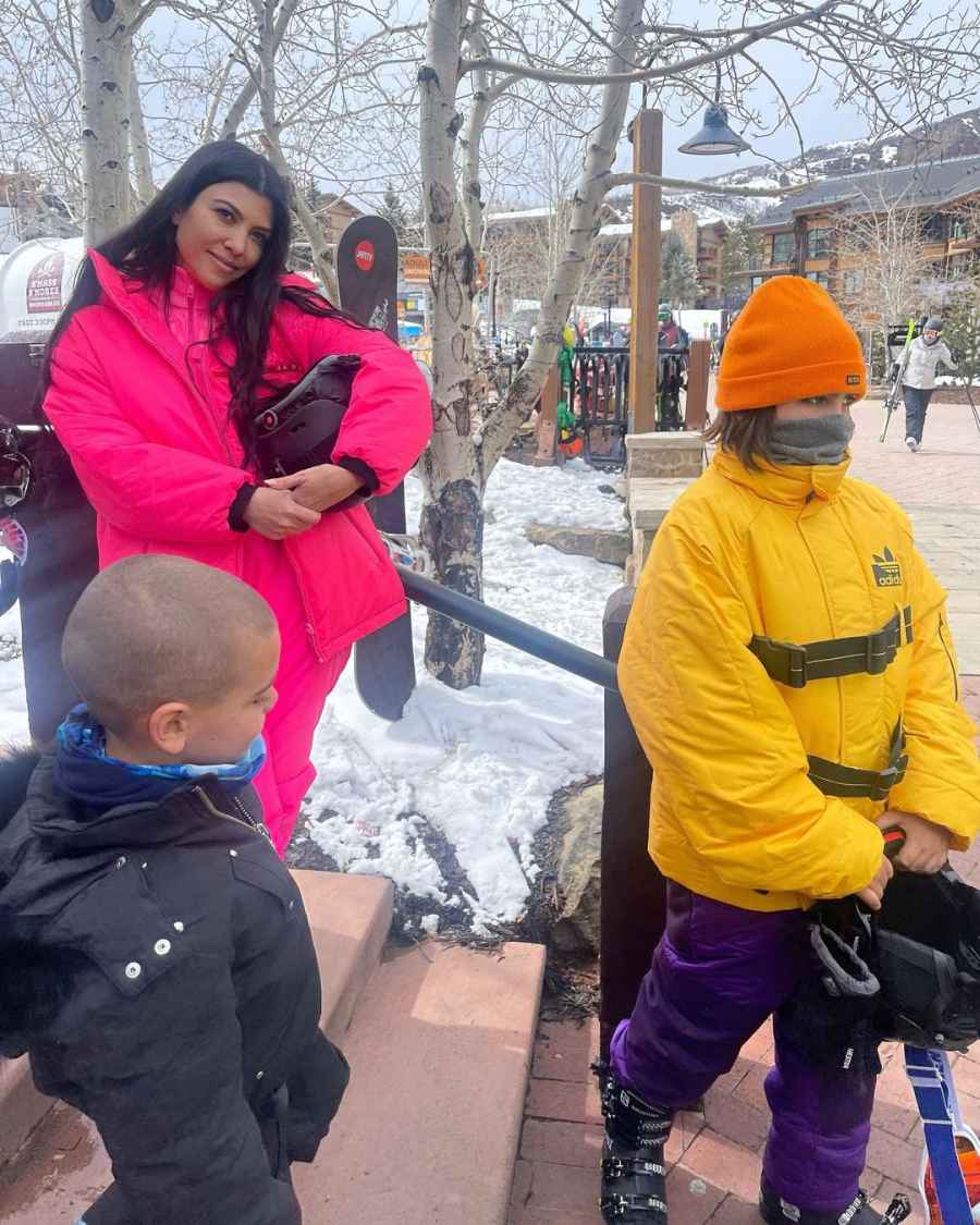 Inside Kourtney Kardashian’s Colorado Ski Trip With 3 Kids