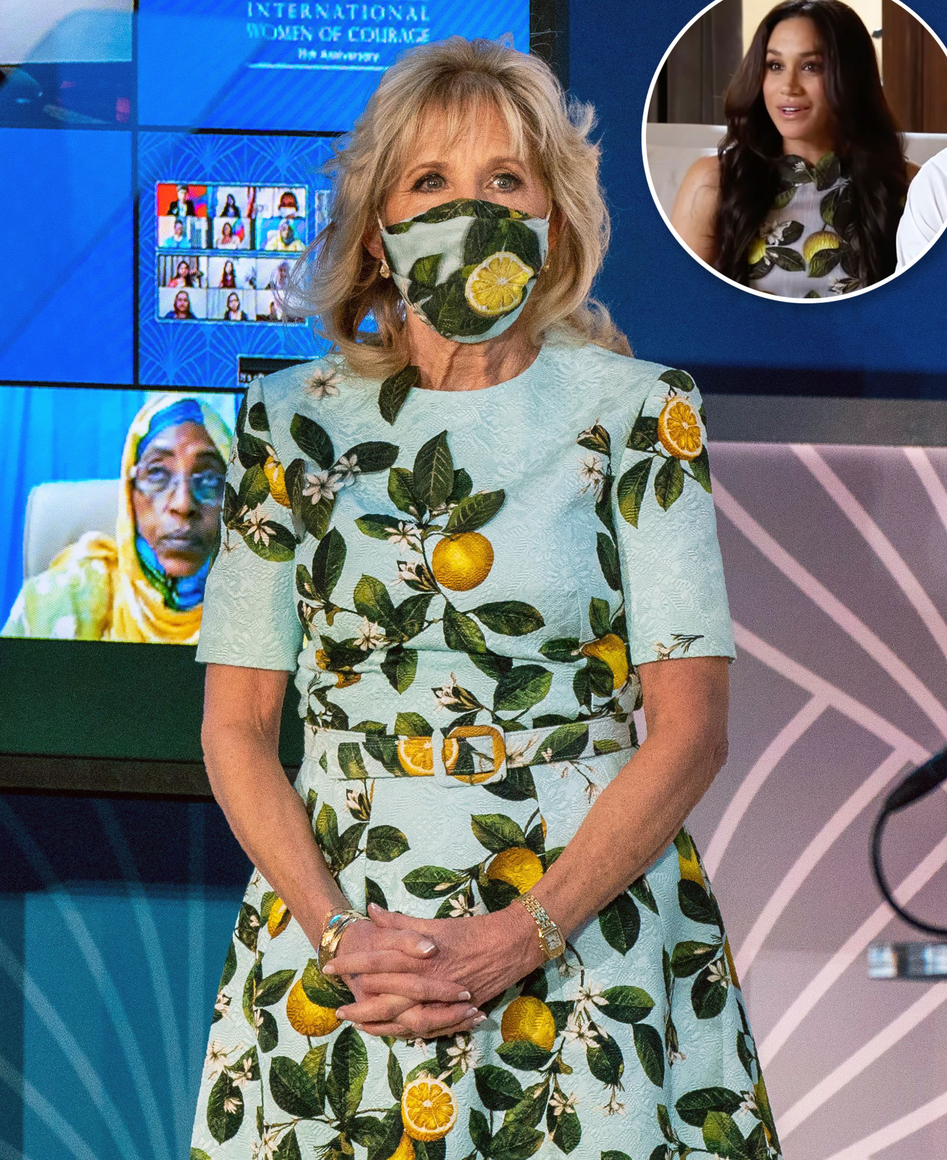 Jill Biden Takes Style Inspo From Meghan Markle Right After Tell-All Interview