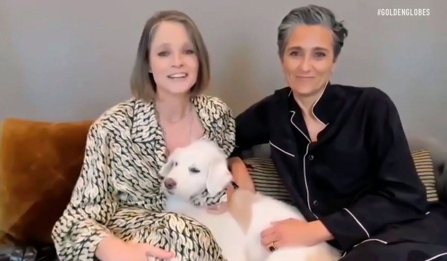 Jodie Foster and Alexandra Hedison Cutest Couples at the 2021 Golden Globes