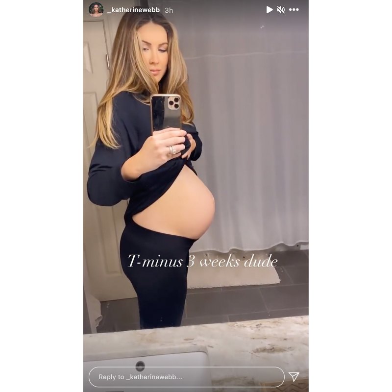Katherine Webb baby bump 2021