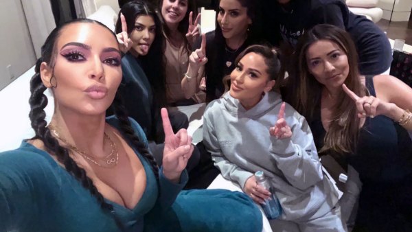 Kim, Kourtney Enjoy Game Night With Rob's Ex Adrienne Bailon on His Birthday