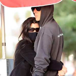 Kourtney Kardashian and Travis Barker Cuddle After Date
