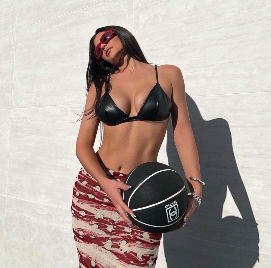 Kylie Jenner shows off her toned stomach in Chanel crop top