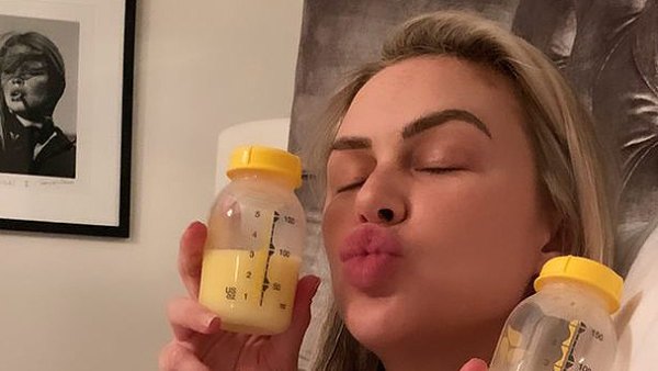 Lala Kent Pumps Breast Milk for Newborn Daughter Ocean