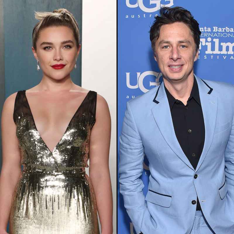 May 2020 Date Nights in Quarantine Zach Braff and Florence Pugh A Timeline of Their Relationship
