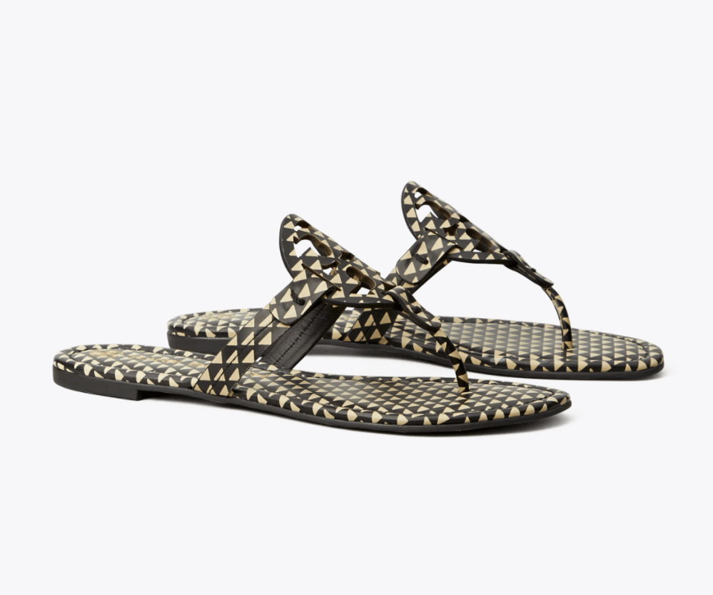 Miller Sandal, Printed Leather