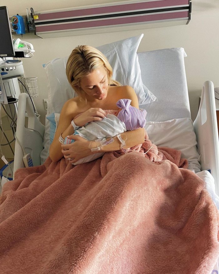 Morgan Stewart Describes Bloody Breast-Feeding Struggles Row Renggli McGraw