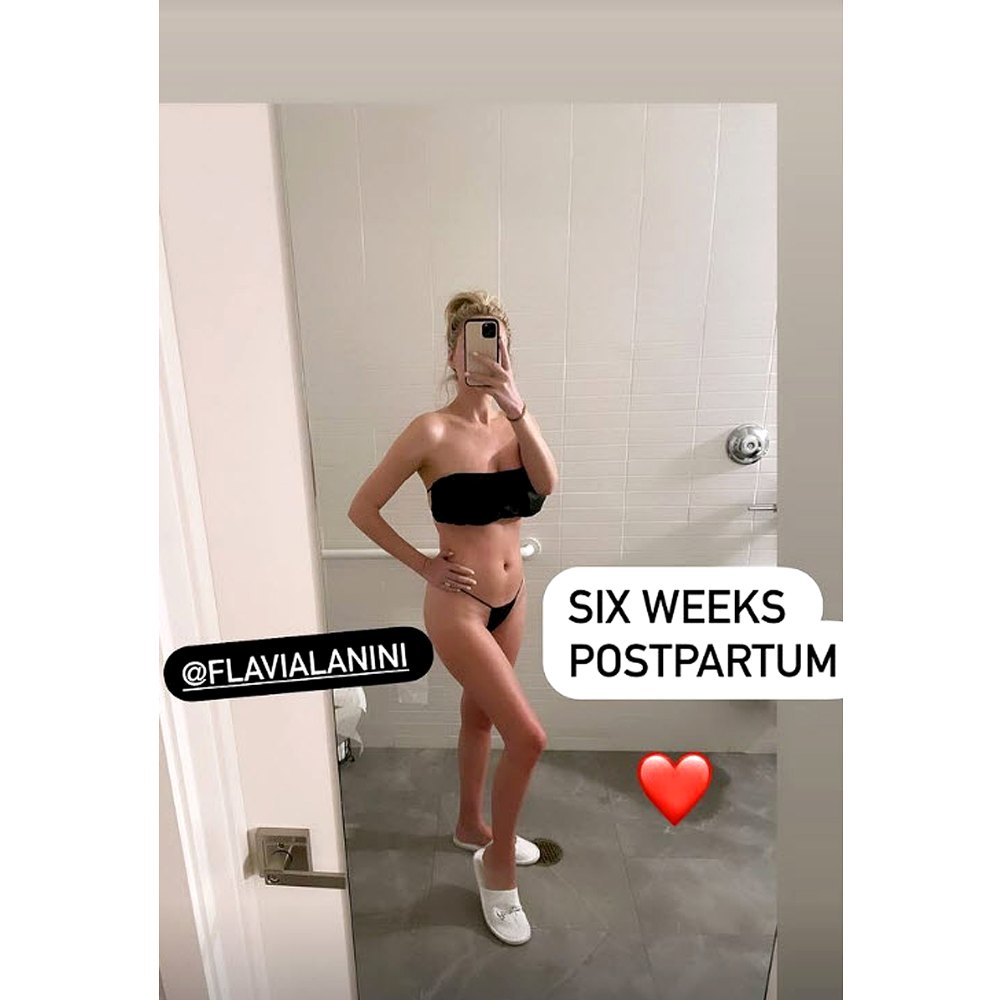Morgan Stewart Rocks Bikini 6 Weeks After Giving Birth Daughter Rowe