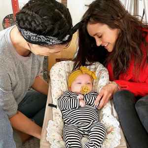 Nina Dobrev Meets Jessica Szohr’s Perfect 2-Month-Old Daughter