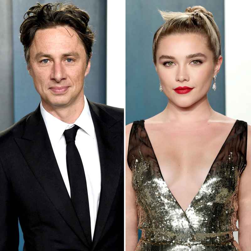 November 2020 He Talks About Her Defending Him Over Age Difference Zach Braff and Florence Pugh A Timeline of Their Relationship
