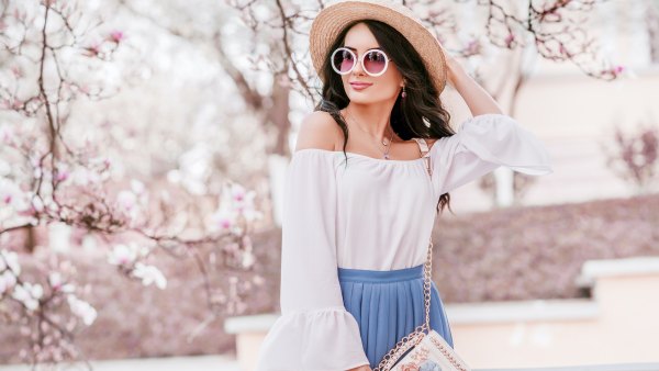 Off-The-Shoulder-Blouse-Stock-Photo