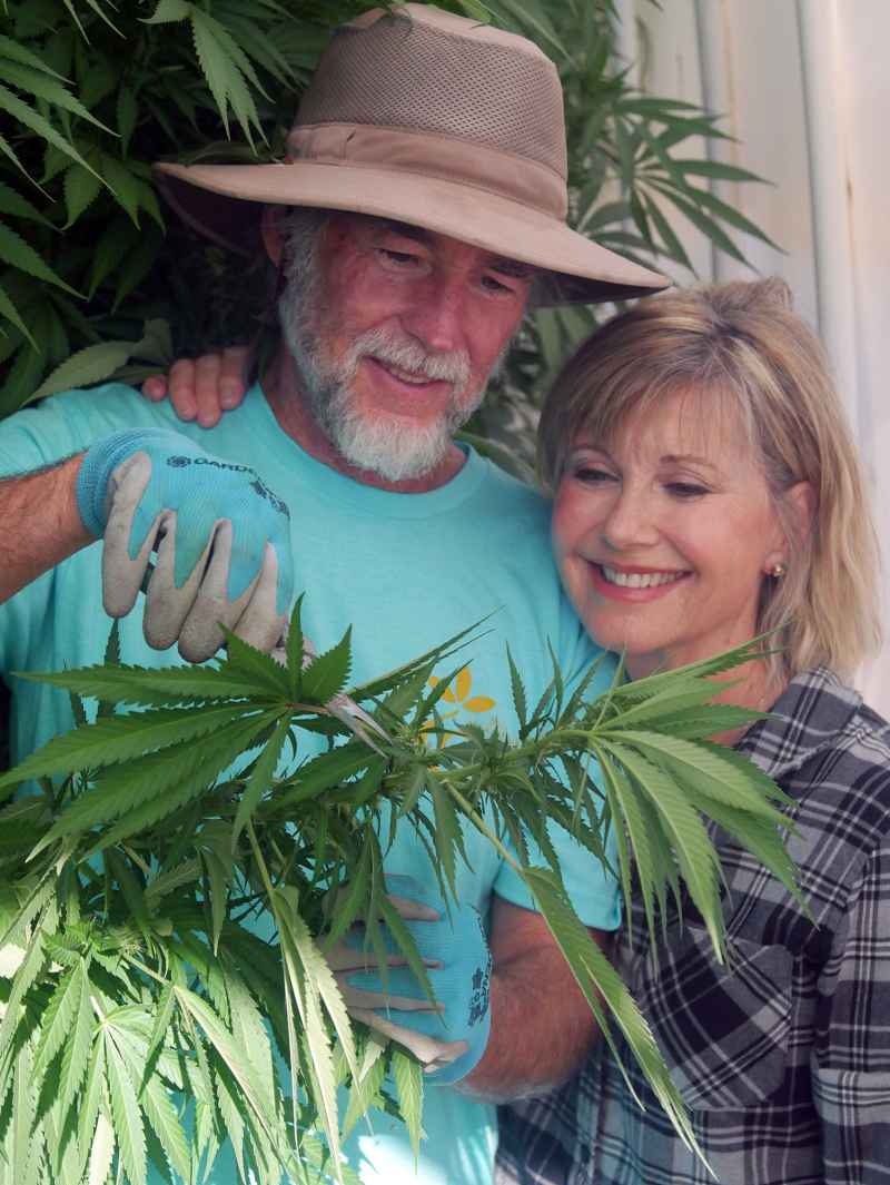 Olivia Newton-John and Chloe Lattanzi-Inside a Day in Our Life John Cannabis greenhouse