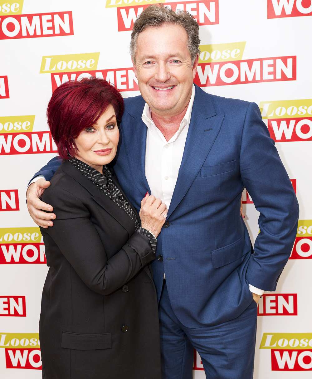 Piers Morgan Reacts to Sharon Osbourne's The Talk Exit After Scandal