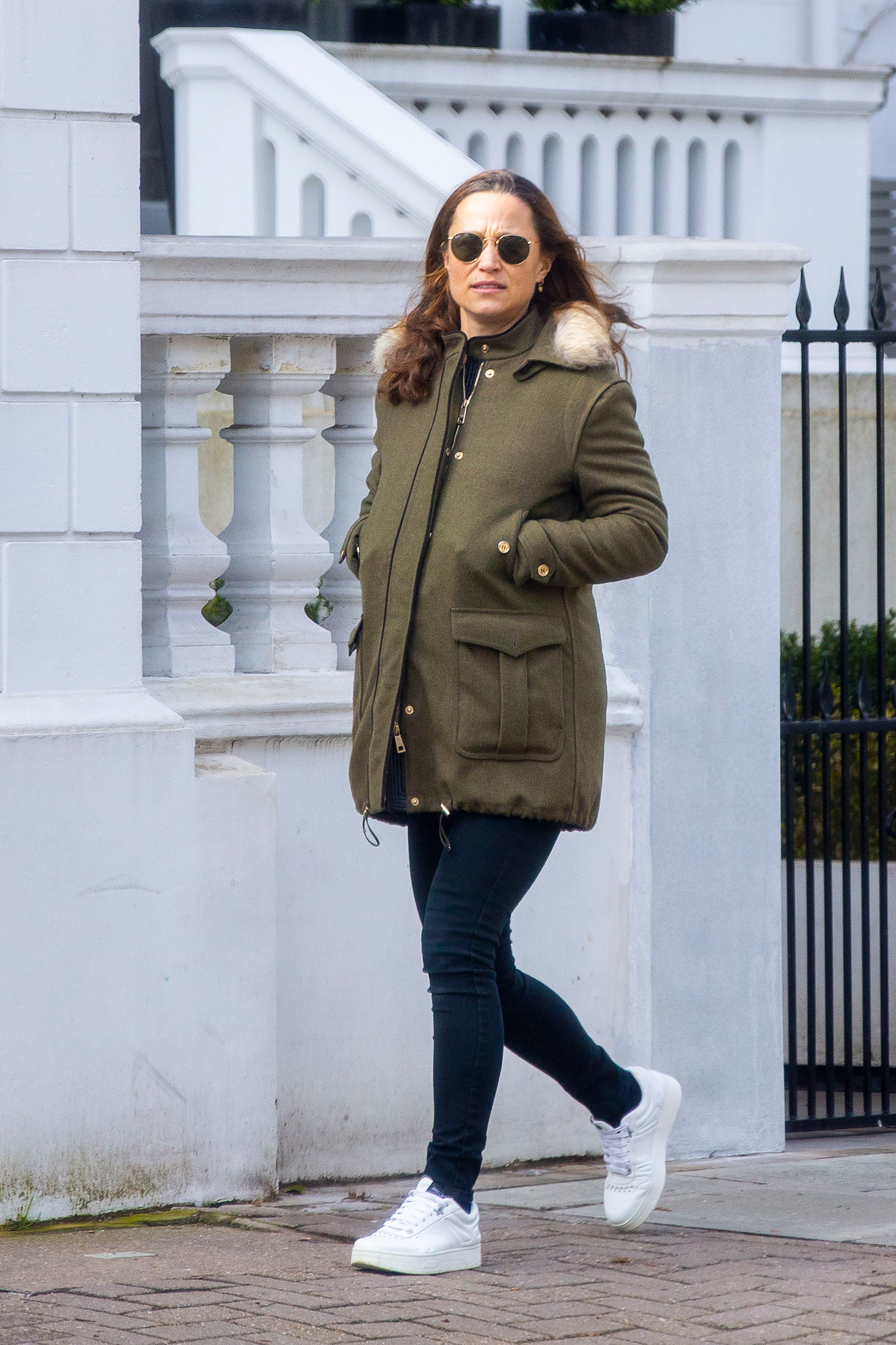 Pippa Middleton Steps Out With Her Baby Bump on Display After Mom Carole Middleton Confirms Pregnancy