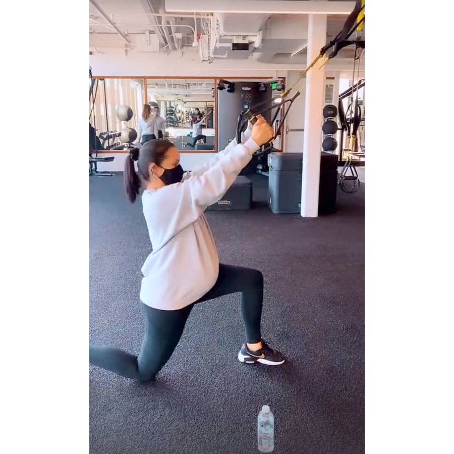 Weight Lifting Scheana Shay Baby Bump Pics