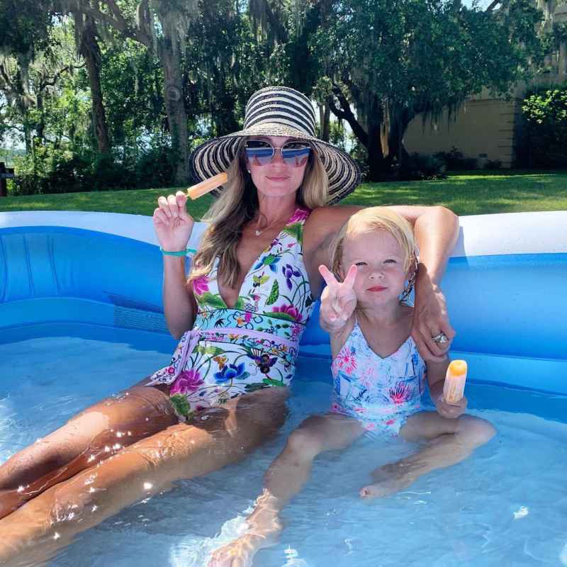 Summer Swimming Southern Charm Cameran Eubanks Sweetest Moments With Daughter Palmer