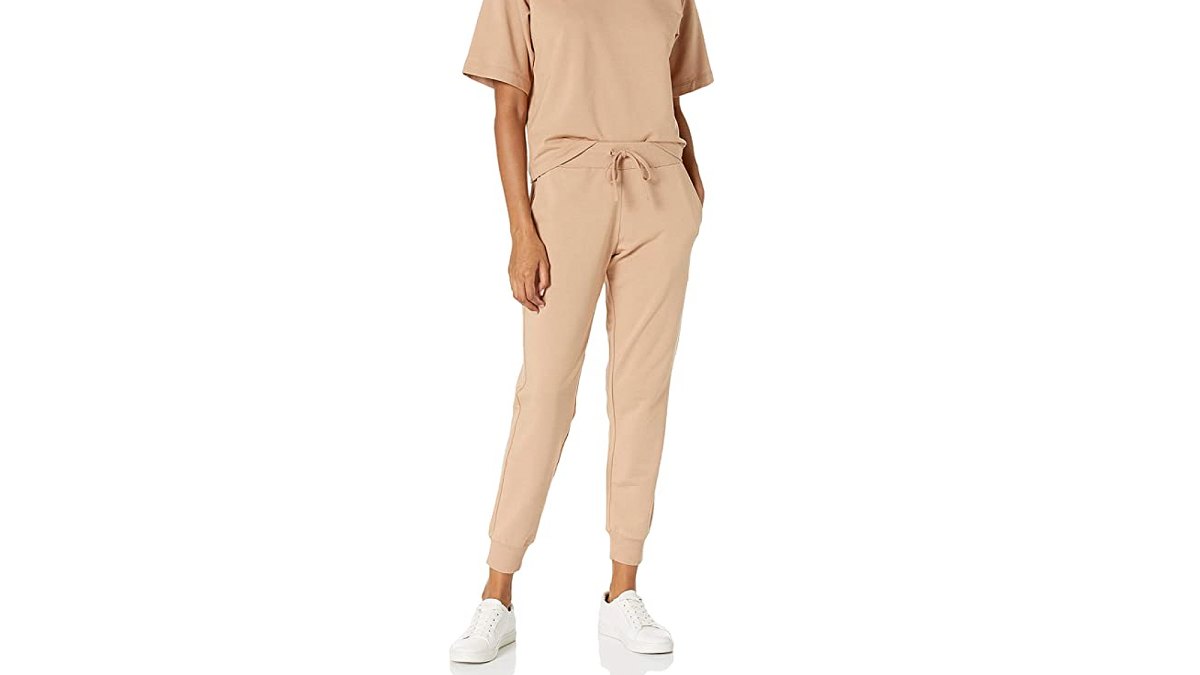 The Drop Women's Grace Supersoft Stretch Rib Cuff Jogger