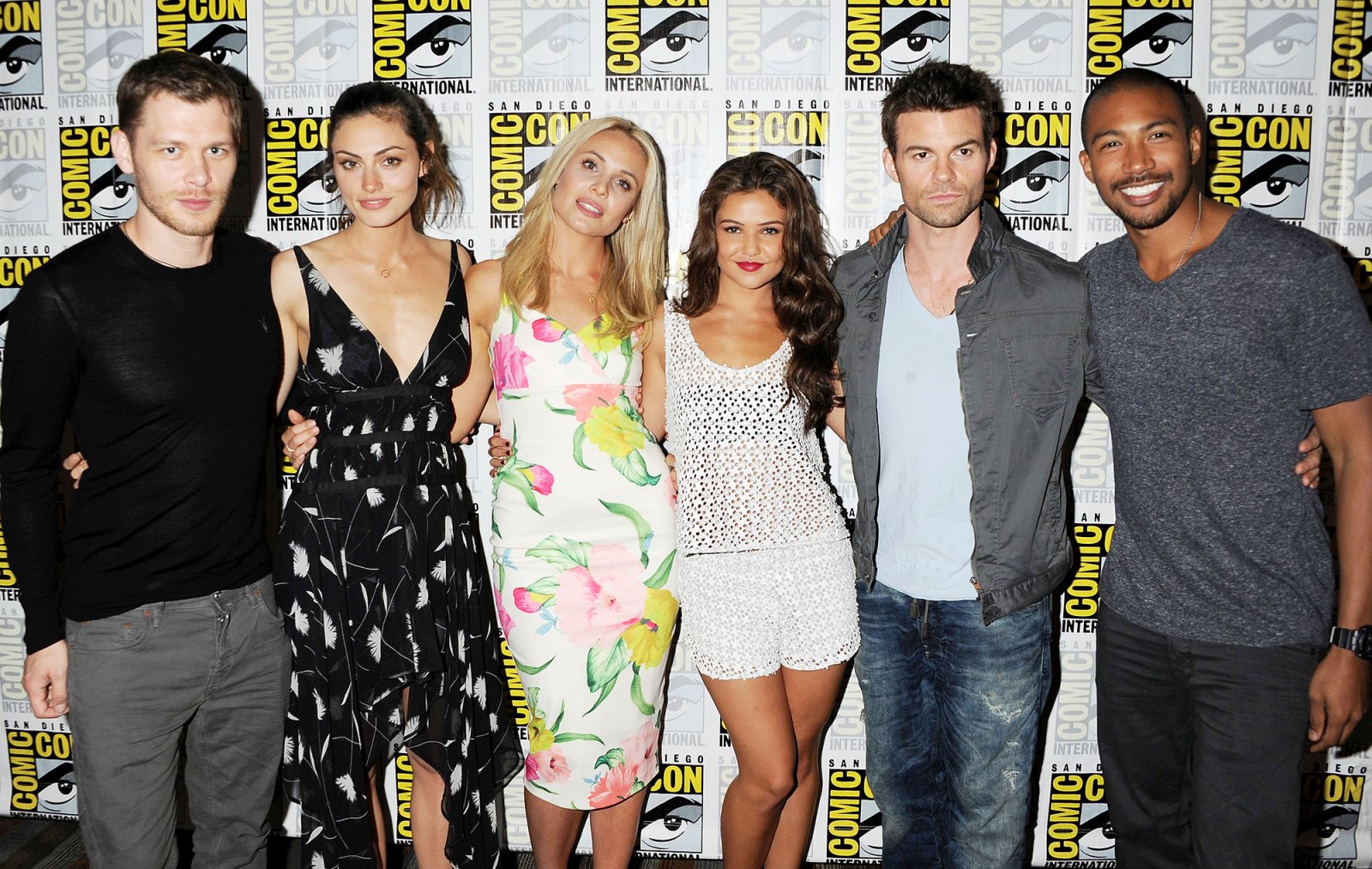 Joseph Morgan Phoebe Tonkin Claire Holt Danielle Campbell and Daniel Gillies at The Originals Photocall The Originals Cast Where Are They Now