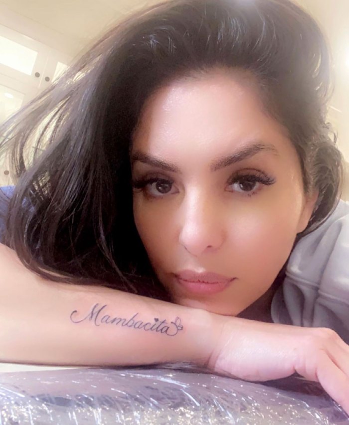Vanessa Bryant se hace un tatuaje de 'Mambacita' para honrar a su difunta hija Gianna