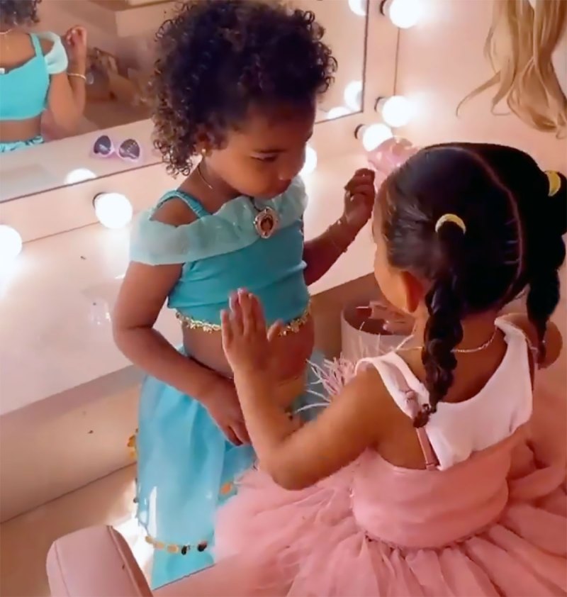 Watch Chicago West Do True Thompson’s Makeup With KKW Beauty