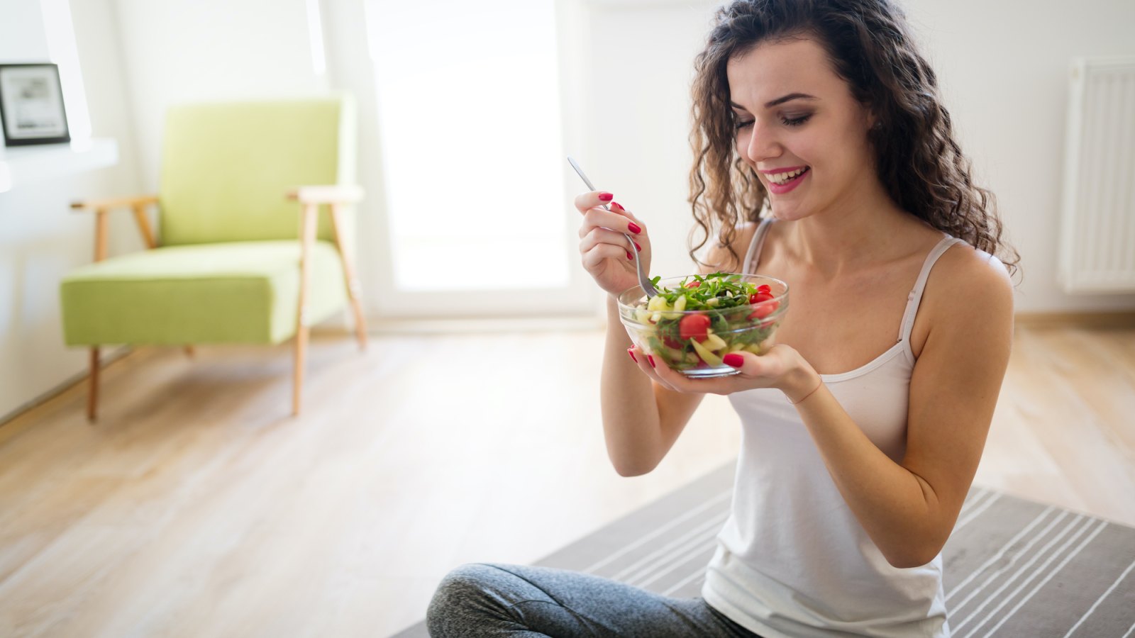 Woman-Healthy-Eating-Stock-Photo