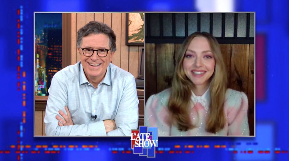 Amanda Seyfried and Thomas Sadoski Not Having Another Baby Late Show Stephen Colbert