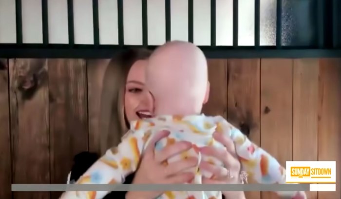 El hijo de 7 meses de Amanda Seyfried aplasta adorablemente su entrevista el domingo HOY con Willie Geist