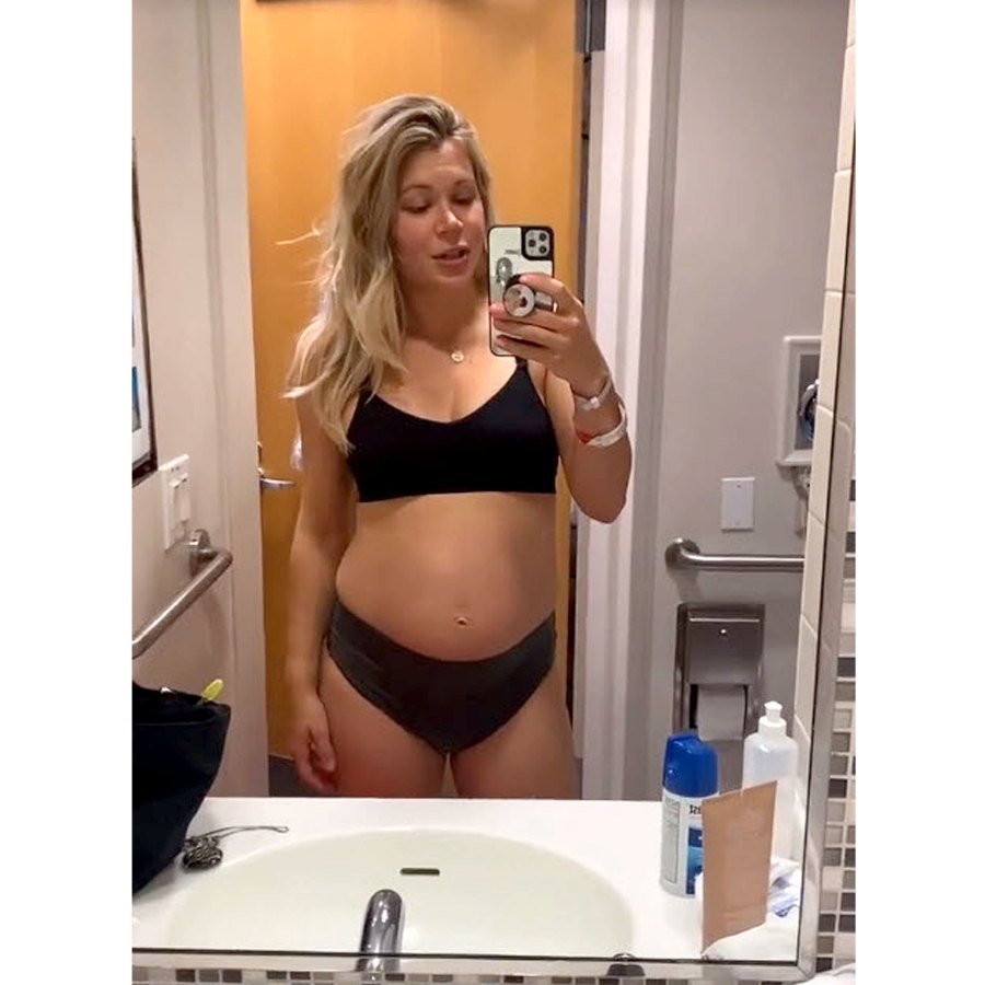 Bachelor In Paradise Krystal Nielson Shows Postpartum Body 22 Hours After Birth