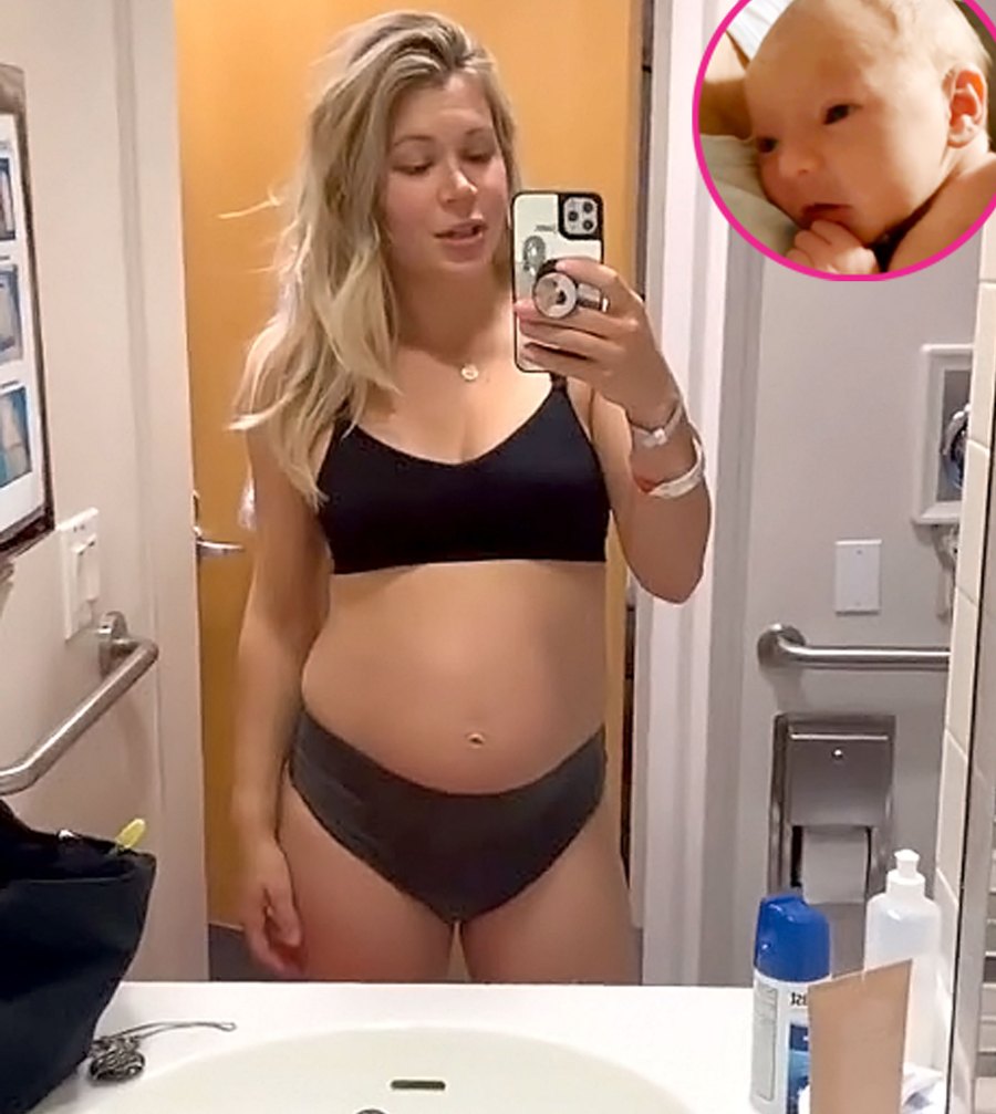 Bachelor In Paradise Krystal Nielson Shows Postpartum Body 22 Hours After Birth