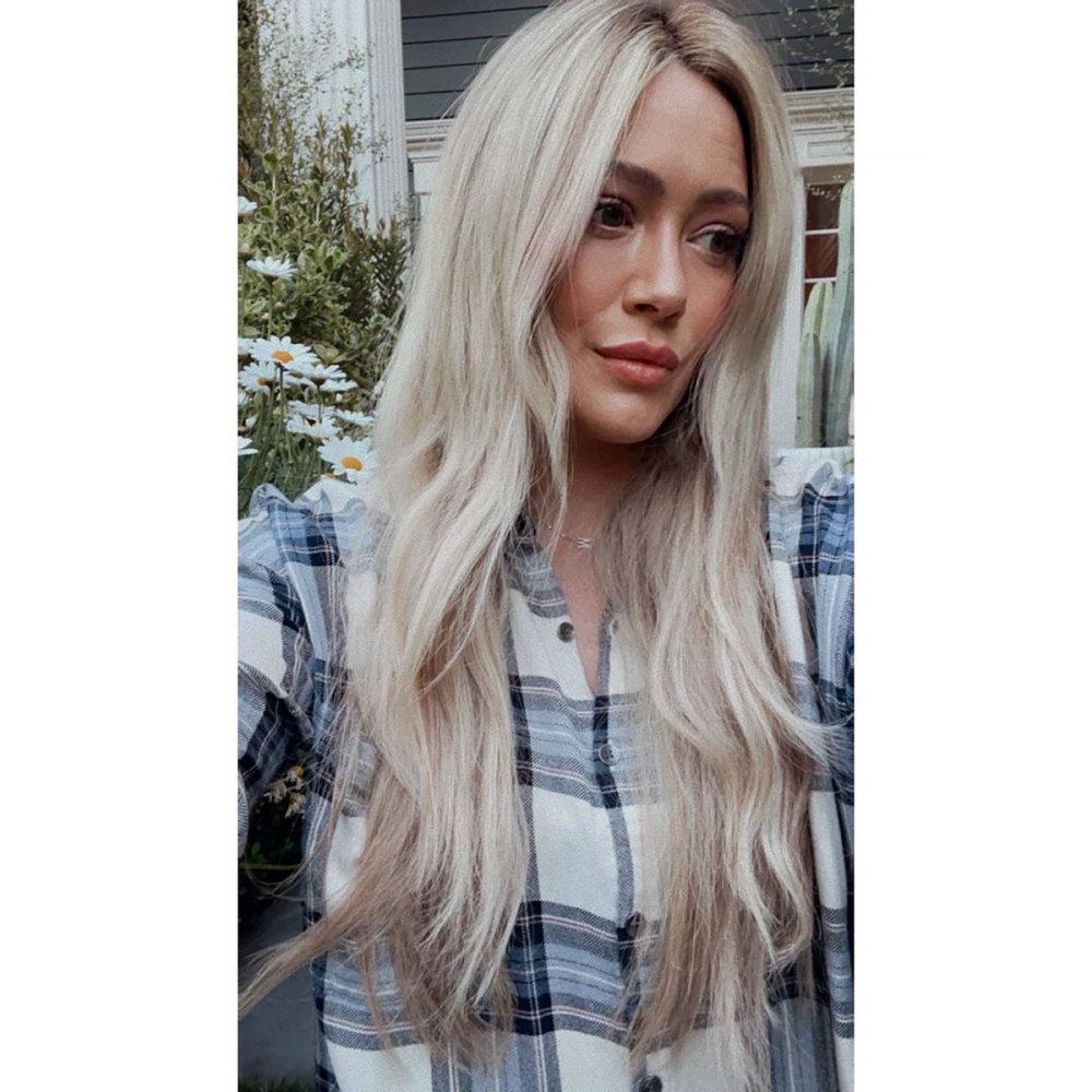 Back to Blonde! Hilary Duff Ditches Blue Hair