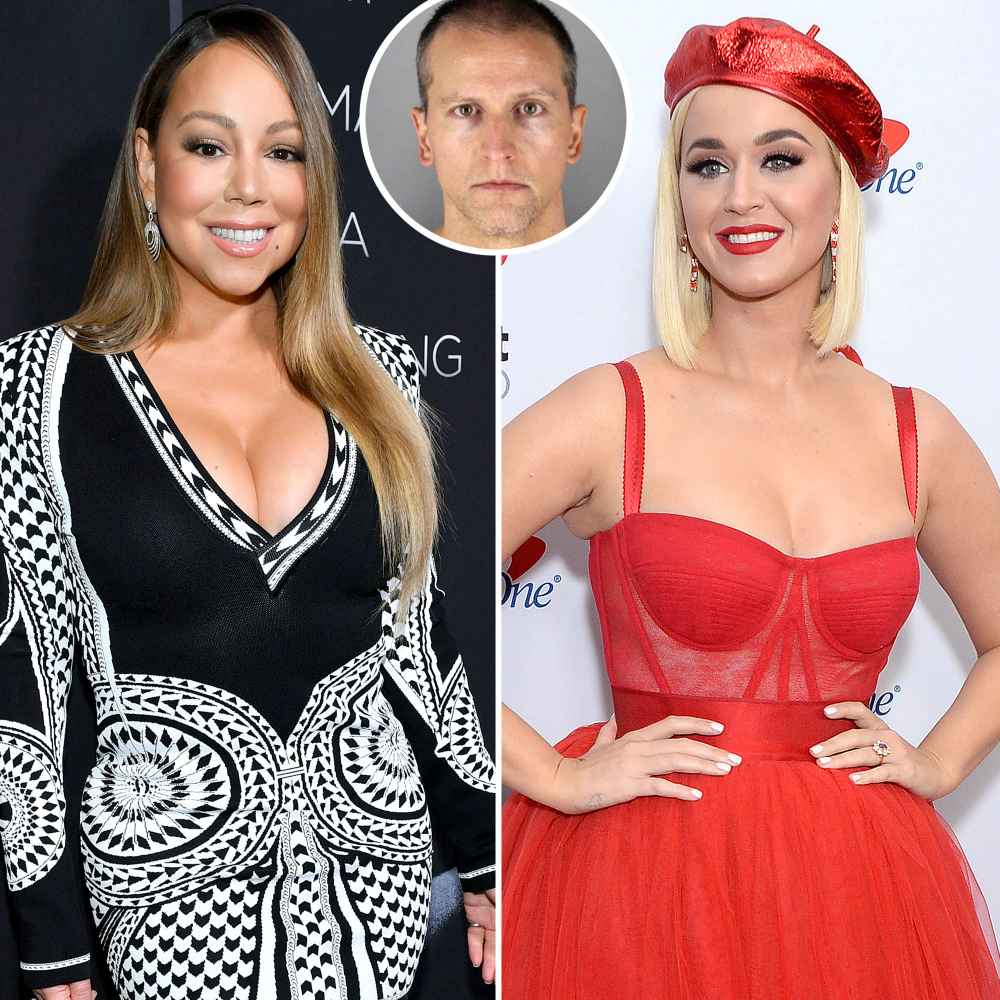 Mariah Carey Katy Perry Celebrities React Derek Chauvin Verdict