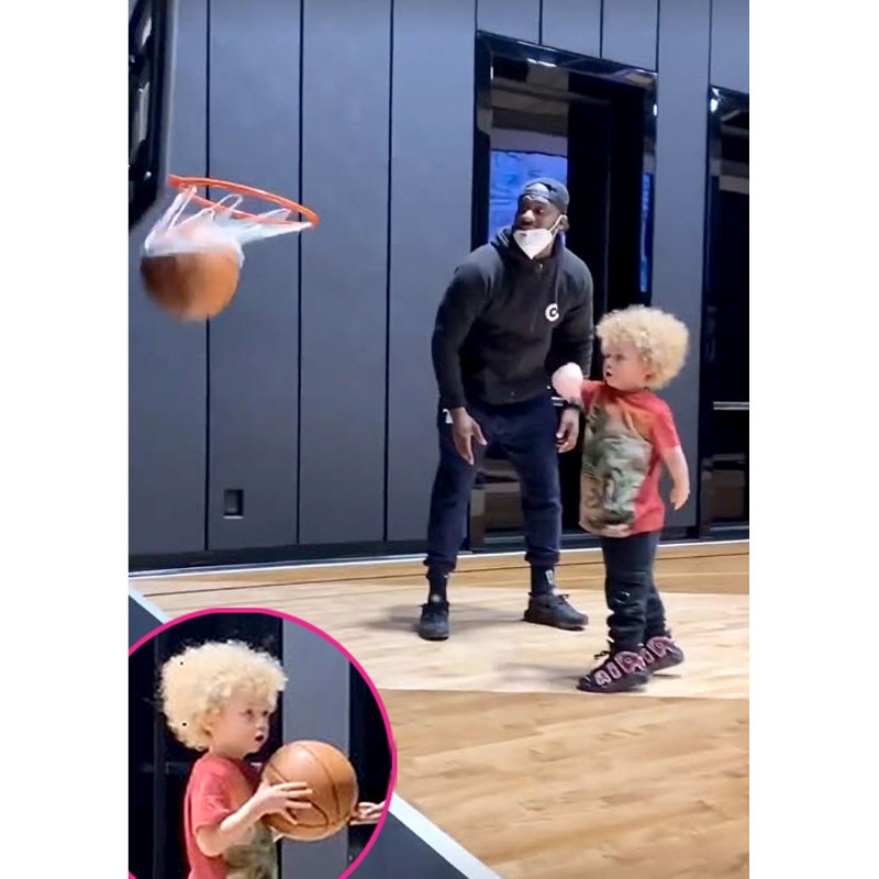 Drake Shares Adorable Video Son Adonis Playing Basketball