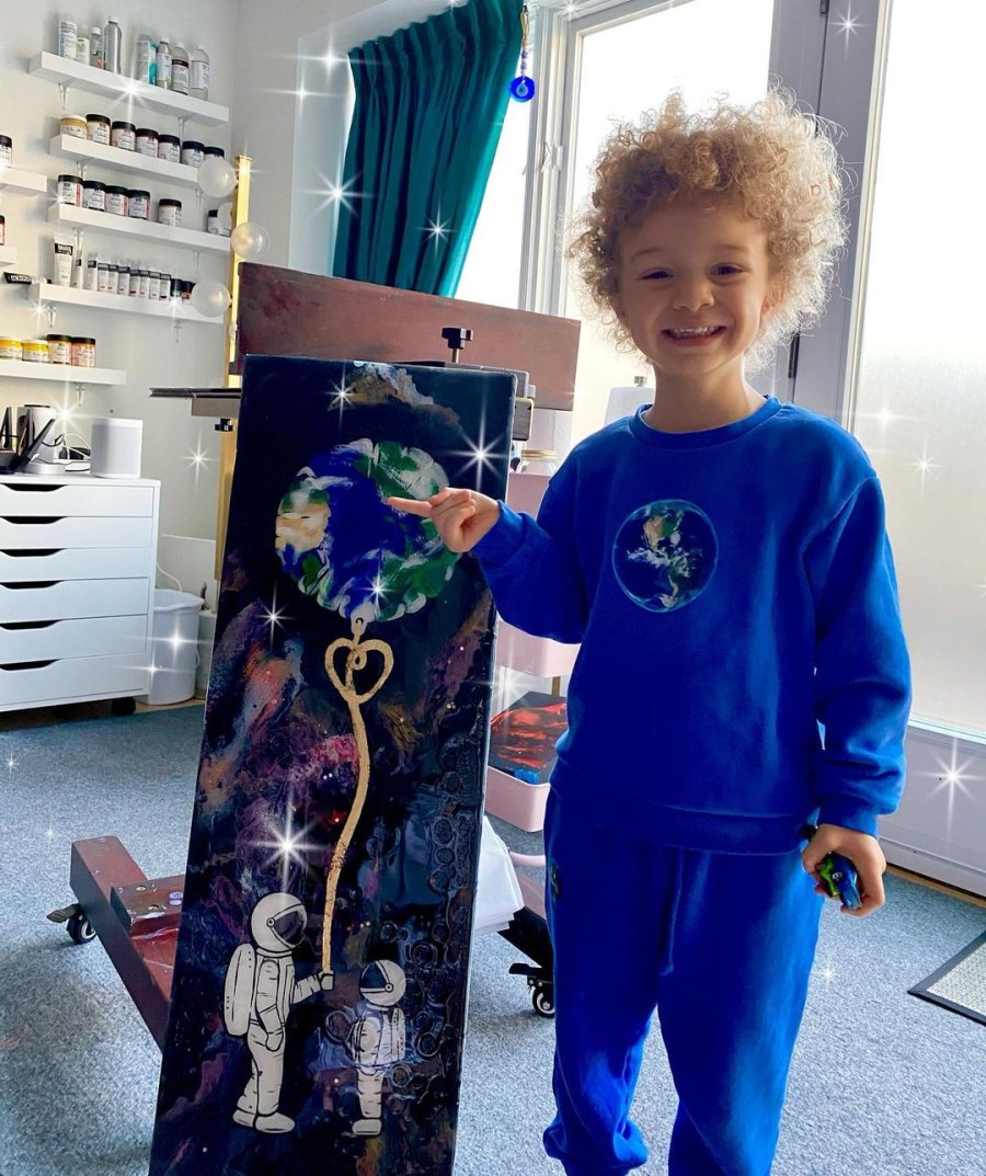 Drake and Sophie Brussaux's Son Adonis' Baby Album No 1 Fan