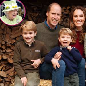 Easter Prince William Kate Prince George Princess Charlotte Prince Louis Queen