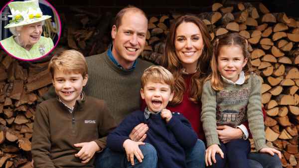 Easter Prince William Kate Prince George Princess Charlotte Prince Louis Queen