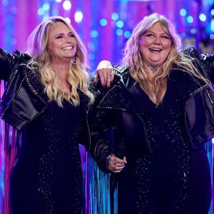 Elle King and Miranda Lambert Twin in Fringe Jackets for the 2021 ACMs: Pics