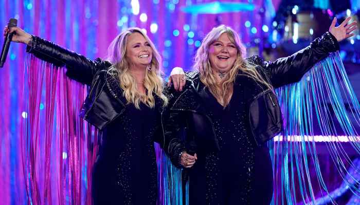 Elle King and Miranda Lambert Twin in Fringe Jackets for the 2021 ACMs: Pics