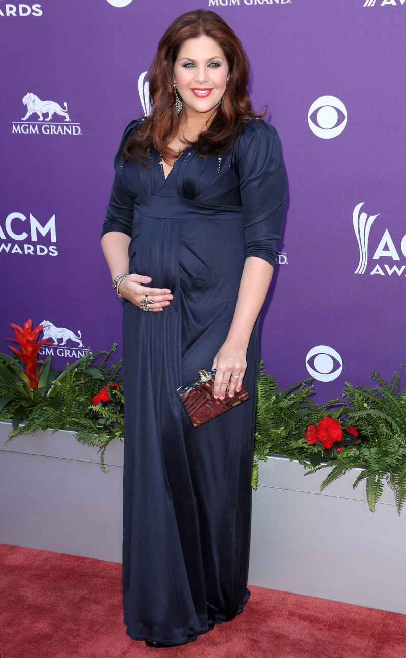 Hillary Scott Pregnant Celebs Showing Baby Bumps at ACM Awards Over the Years