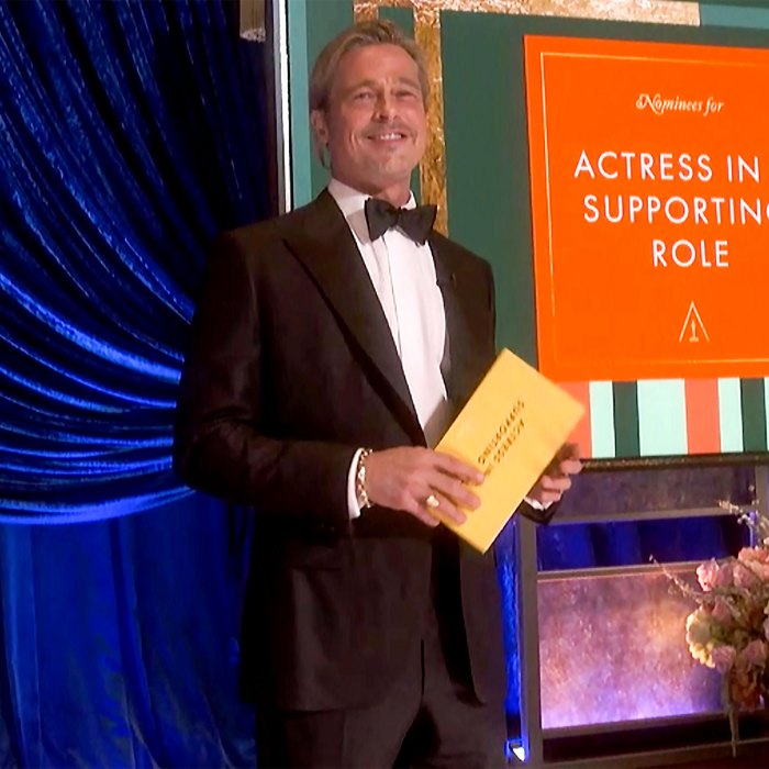 Oscars 2021 Su Romeo favorito Brad Pitt grita Leo DiCaprio mientras presenta
