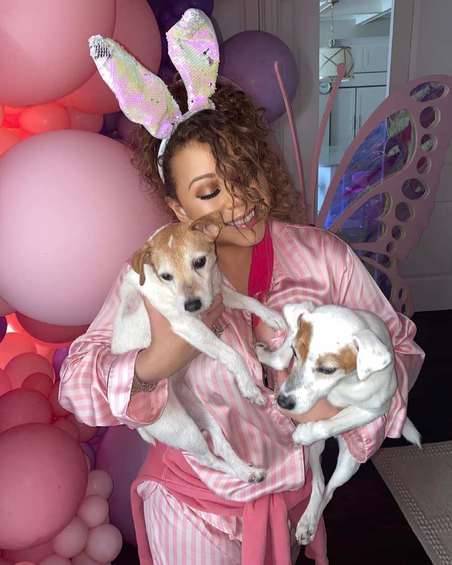 Mariah Carey How Celebs Spent Easter 2021